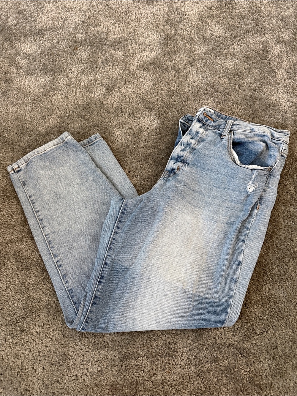 RSQ Women's Boyfriend Jeans Light Blue Wash